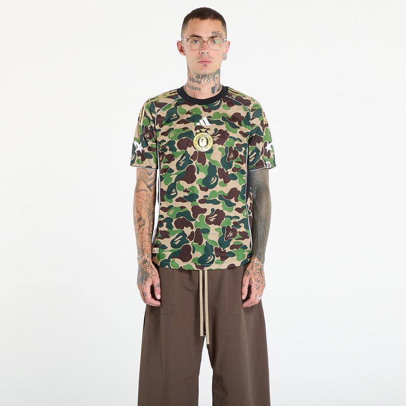 T-paita adidas Originals adidas x Bape Jersey T-Shirt Vihreä | KB2202