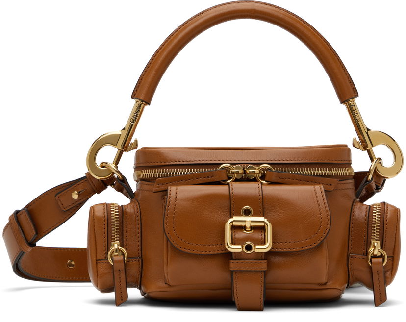 Olkalaukku CHLOÉ Small Camera Shoulder Bag Ruskea | CHC24AS534N83