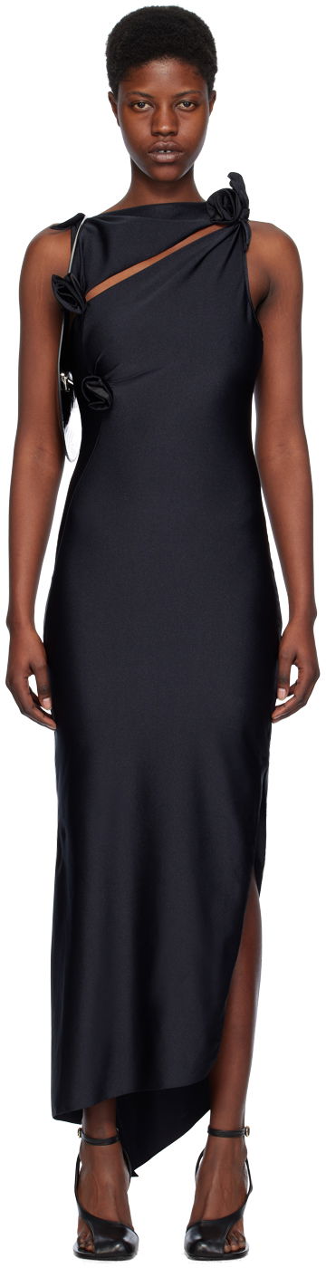 Mekko Coperni Coperni Asymmetric Flower Maxi Dress Sininen | COPR44545C, 0