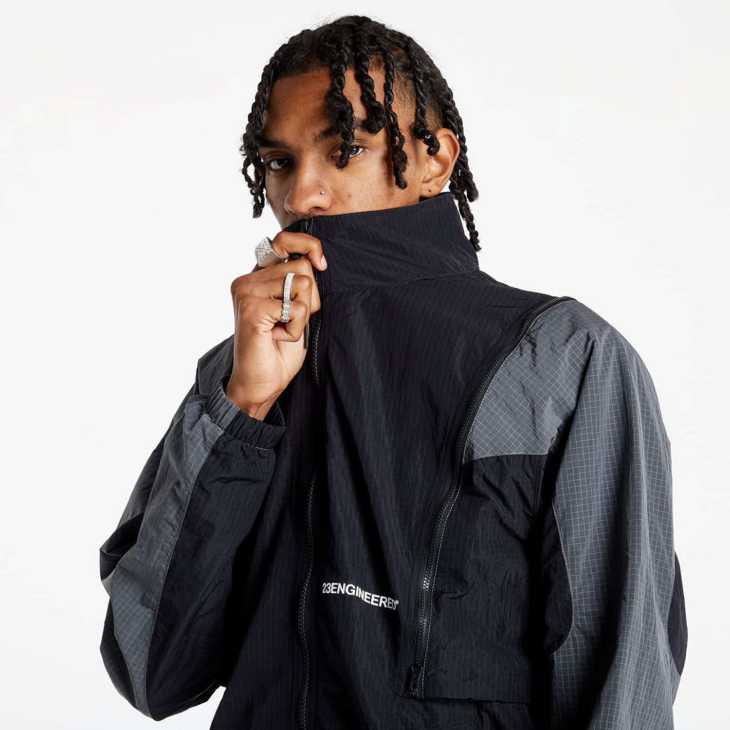 Tuulitakki Jordan 23 Engineered Woven Jacket Musta | DH3288-010, 1