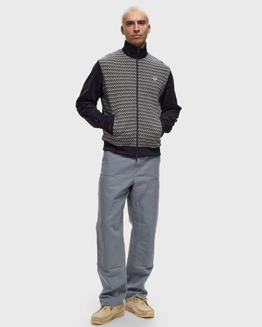 Villapaita Fred Perry Knitted Panel Track Jacket Musta | J8559-608, 1