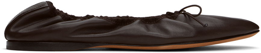 Tennarit ja kengät The Row Ballerina Flats Ruskea | F1539-N66, 0