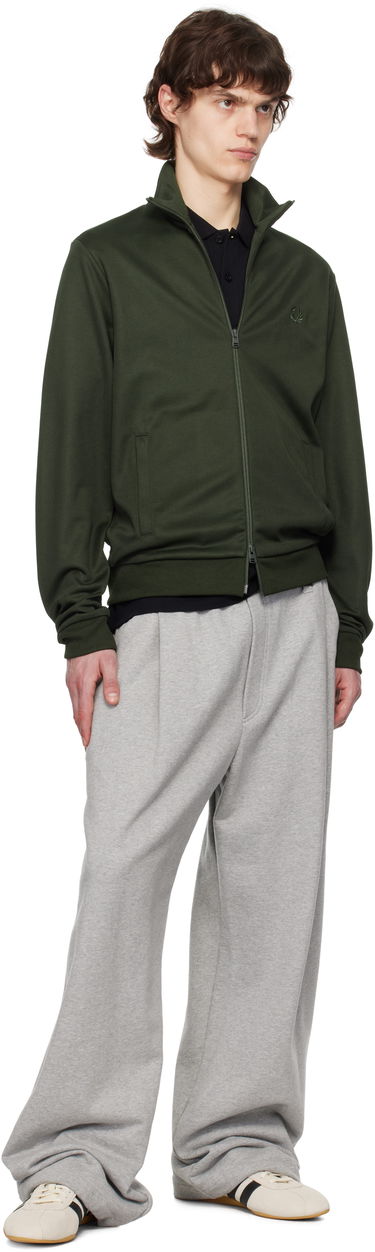 Tuulitakki Fred Perry Fred Perry Tricot Track Jacket Vihreä | J7826, 3