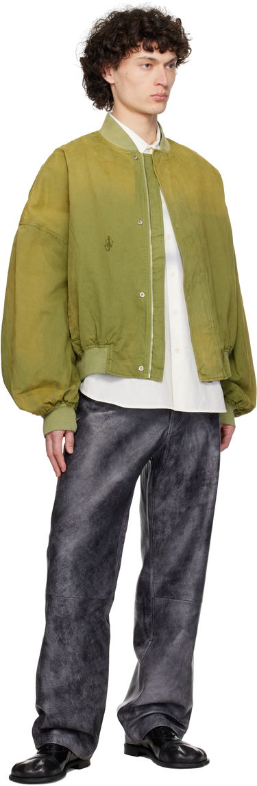 Bomber-takki JW Anderson JW Anderson Relaxed Cotton Bomber Jacket Vihreä | JK0382-PG1767, 3