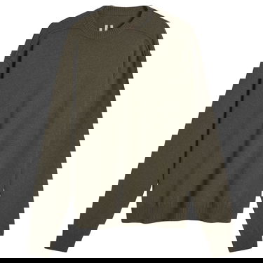 Villapaita Rick Owens Rick Owens Knit Crew Sweater Vihreä | RU02E1684-WSBR-25, 1