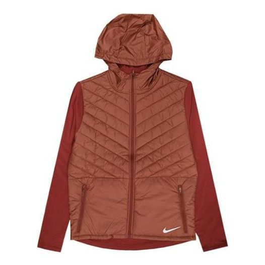 Puffer takki Nike Sports Hooded Jacket Punainen | CJ5475-250