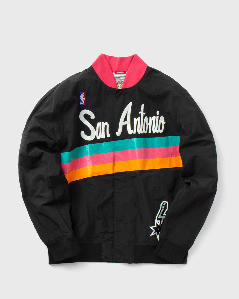Bomber-takki Mitchell & Ness NBA Authentic Warm Up Jacket San Antonio Spurs 1994-95 Musta | AWJKGS18061-SASBLCK94