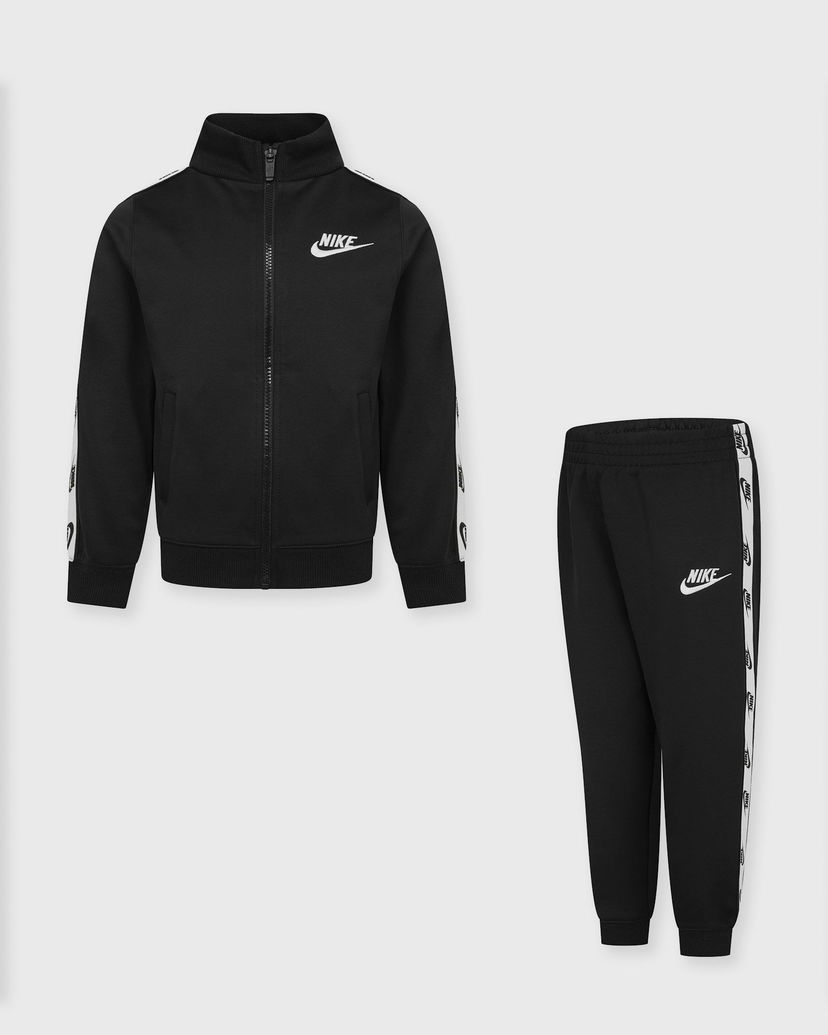 Verryttelypuku Nike Full Zip Tracksuit Set with Logo Tape Musta | 86M452-023