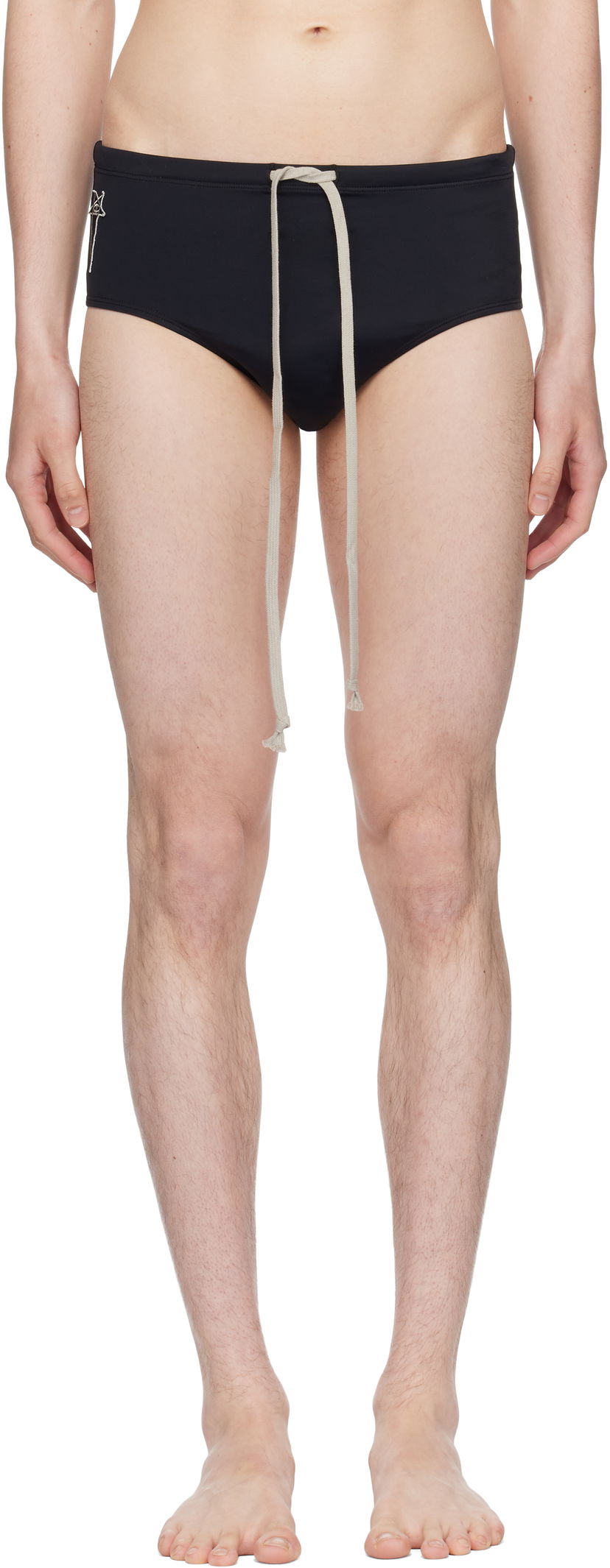 Uimapuvut Rick Owens Rick Owens Champion Edition Jersey Swim Briefs Musta | CM01E1692 CHJMW SWIM JERSEY