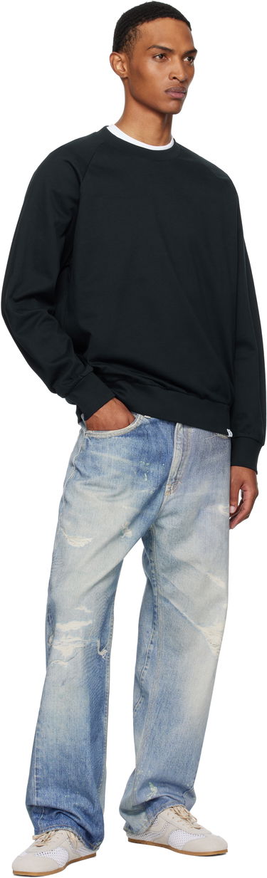 Huppari NORSE PROJECTS Norse Projects Marten Relaxed Raglan Sweatshirt Musta | N20-1365, 3