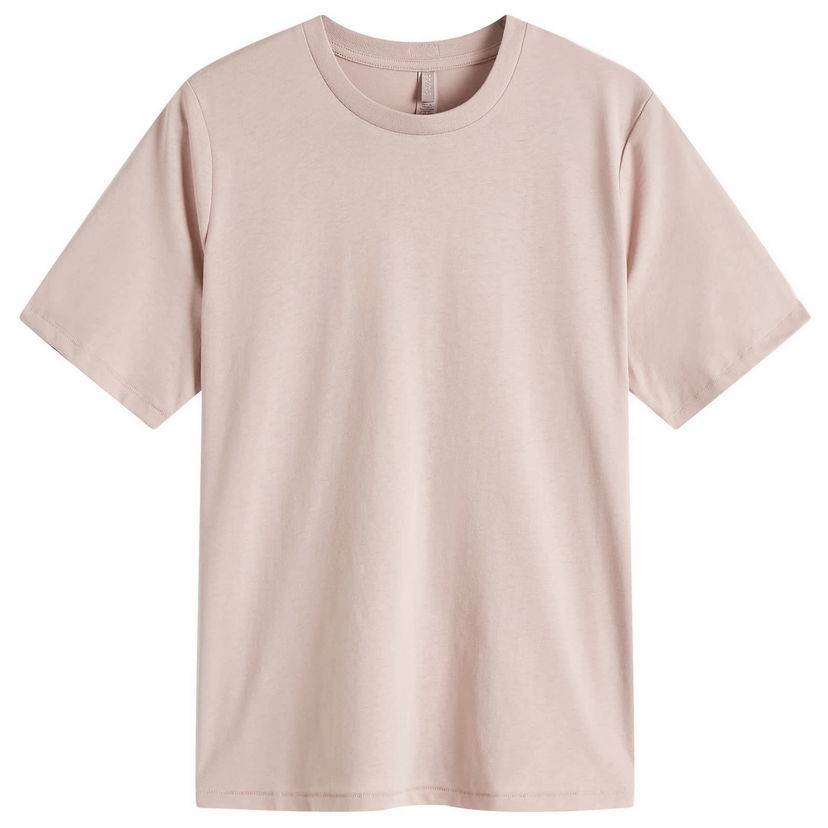 T-paita SKIMS SKIMS Relaxed Tees T-Shirt, Size Large Vaaleanpunainen | SS-STT-6975W-FAWN