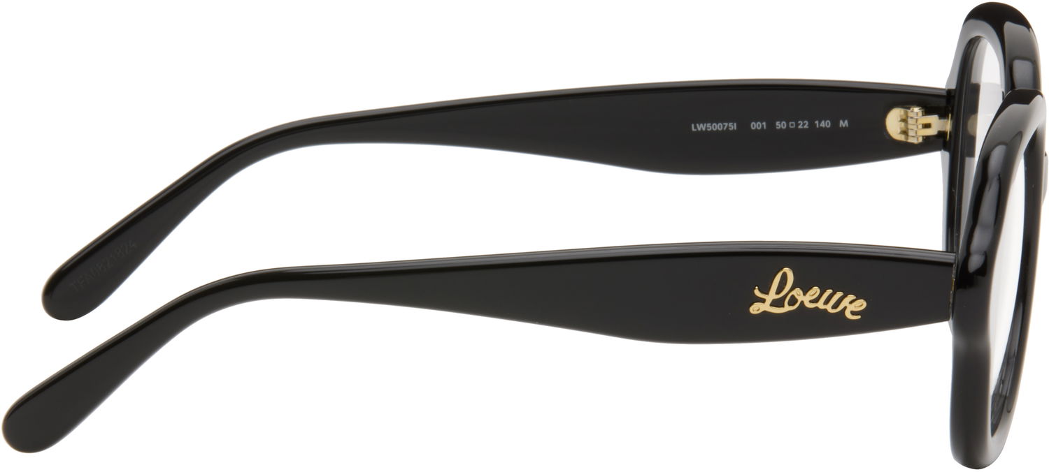 Aurinkolasit Loewe Oversized Rounded Frame Glasses Musta | LW50075I50001 192337164804, 1
