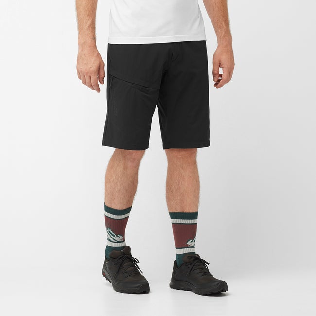 Shortsit Salomon Hiking Shorts Musta | LC2019800