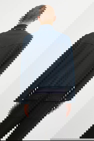 Bomber-takki Paul Smith Paul Smith Houndstooth Bomber Jacket Sininen | M1R.603Z.T02808, 2