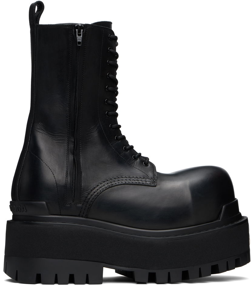 Vaatteet Balenciaga Balenciaga Giant Boots Musta | 813689WCDA1