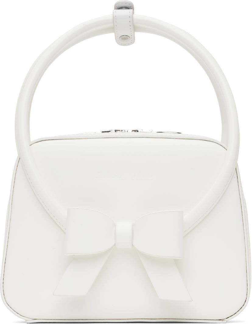 Käsilaukku SHUSHU/TONG SHUSHU/TONG Stereo Bow Bag Valkoinen | FSDDAC01 LEA001
