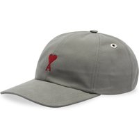 Korkki AMI Small A Canvas Cap Harmaa | UCP006-CO0051-087, 2
