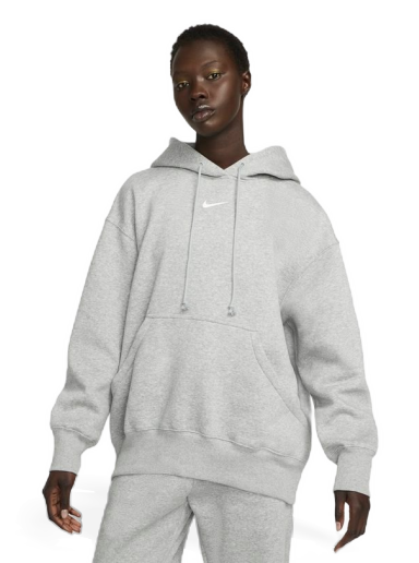 Huppari Nike Sportswear Phoenix Fleece Oversized Pullover Hoodie Harmaa | DQ5860-063