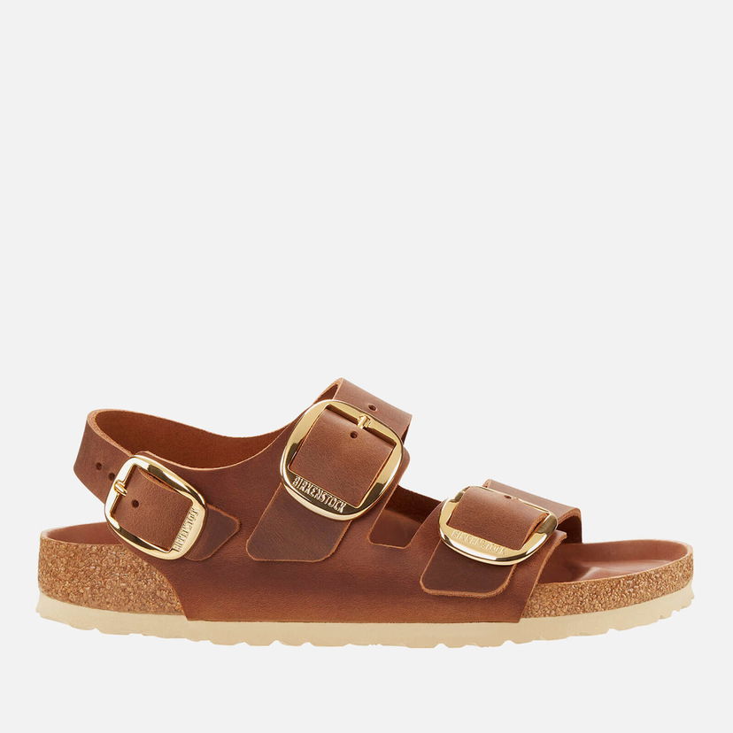 Tennarit ja kengät Birkenstock Milano Buckle Oiled Leather Sandals Ruskea | 1024067
