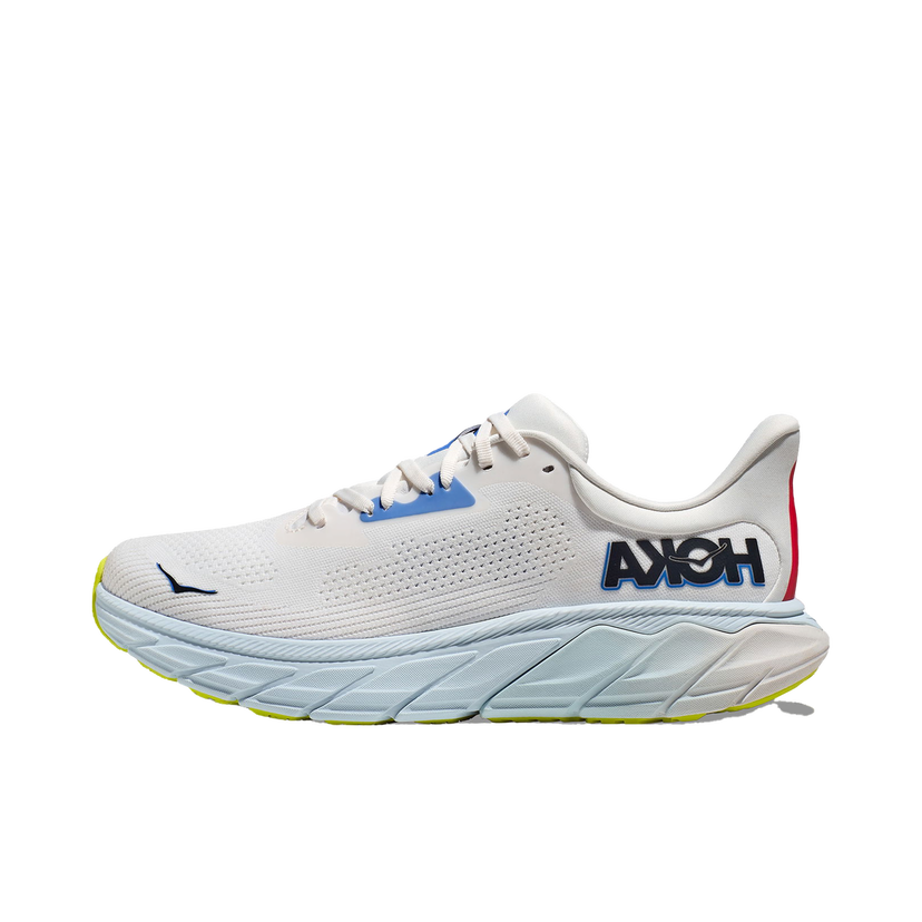 Juoksu Hoka One One Arahi 7 Blanc De Blanc Virtual Blue Harmaa | 1147850-BVR