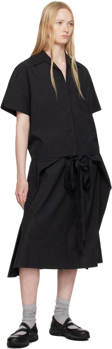 Paita YMC YMC Wanda Short Sleeve Shirt Musta | Q2YAA, 3