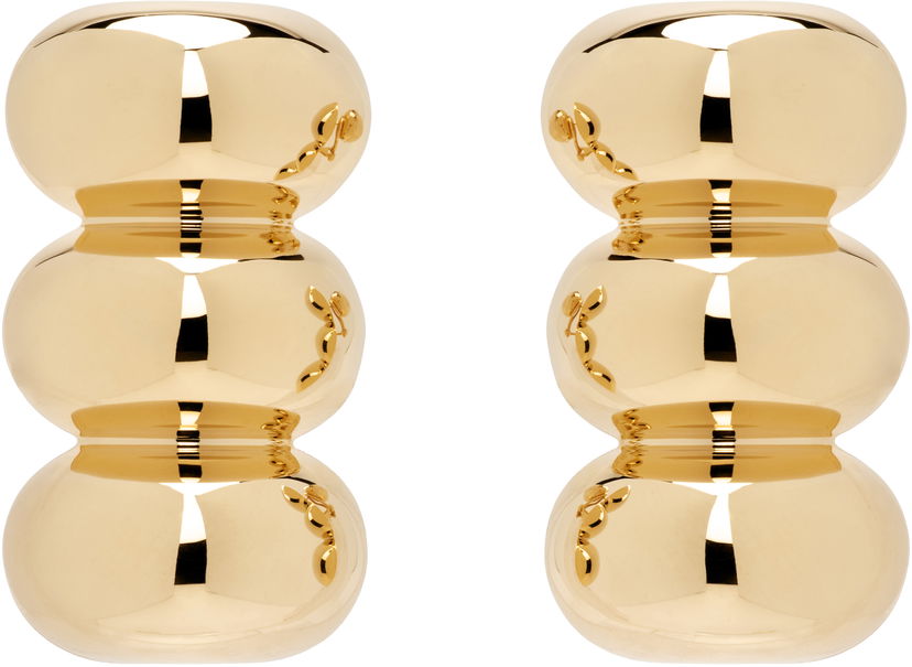 Korvakorut Alaïa ALAÏA Gold-Tone Bumper Earrings Keltainen | AA2B179LA006