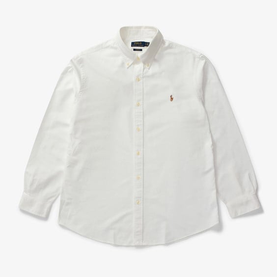 Paita Polo by Ralph Lauren Custom Fit Oxford Shirt Valkoinen | 710792041001, 0