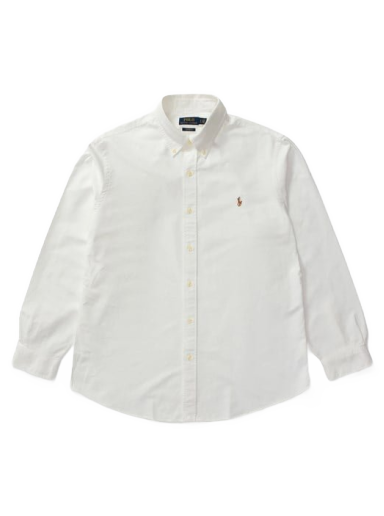 Paita Polo by Ralph Lauren Custom Fit Oxford Shirt Valkoinen | 710792041001