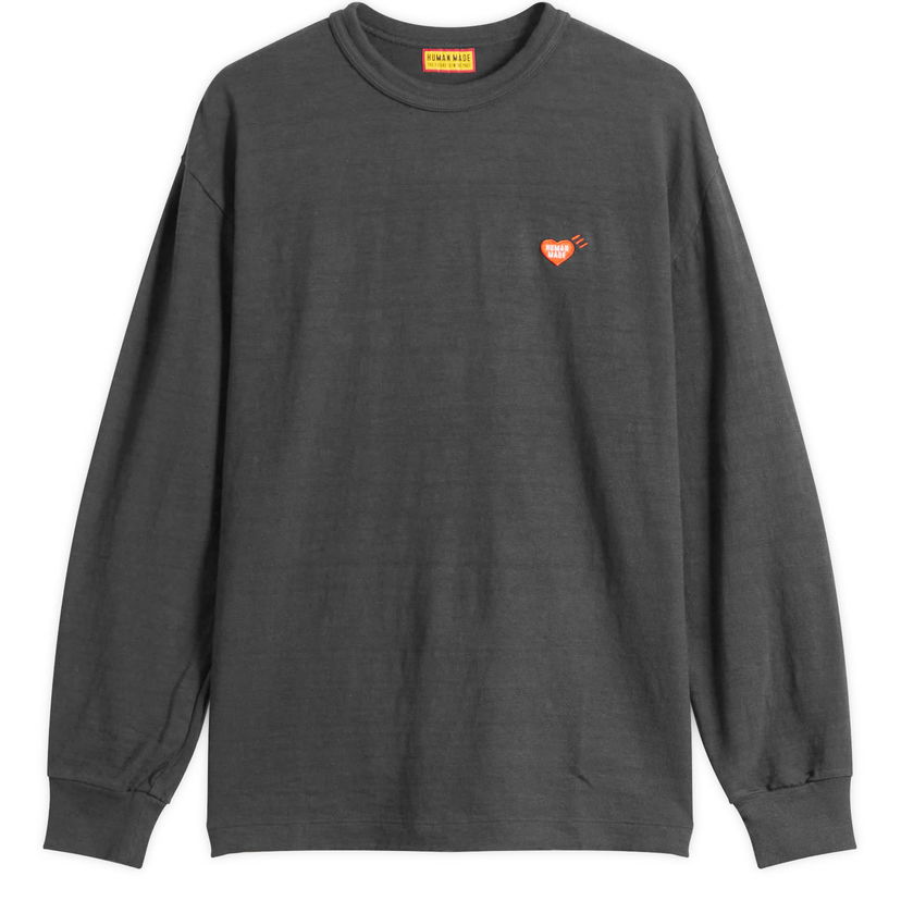 T-paita Human Made Multi Heart Graphic Longsleeve T-Shirt, Size Large Harmaa | HM30CS023-BLK