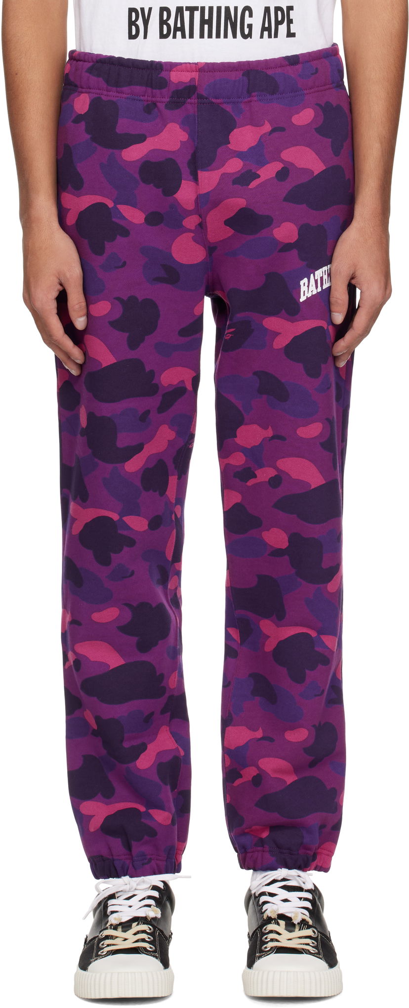 Verryttelyhousut BAPE BAPE Camo Sweatpants Violetti | 001PTK801009M