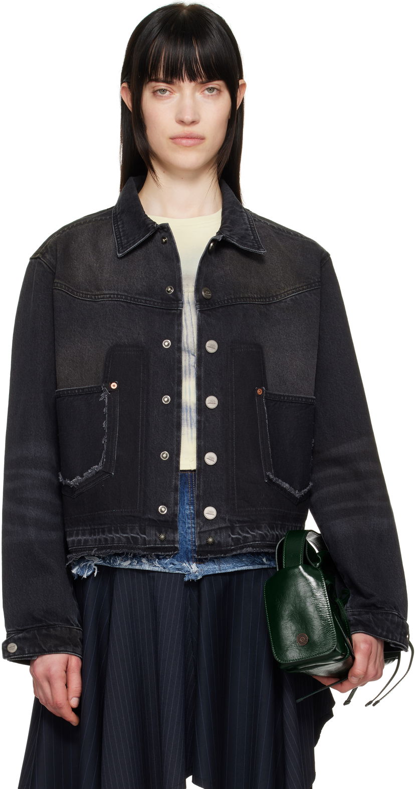 Takki Andersson Bell Andersson Bell Rodeo Motorcycle Denim Jacket Musta | awa675m