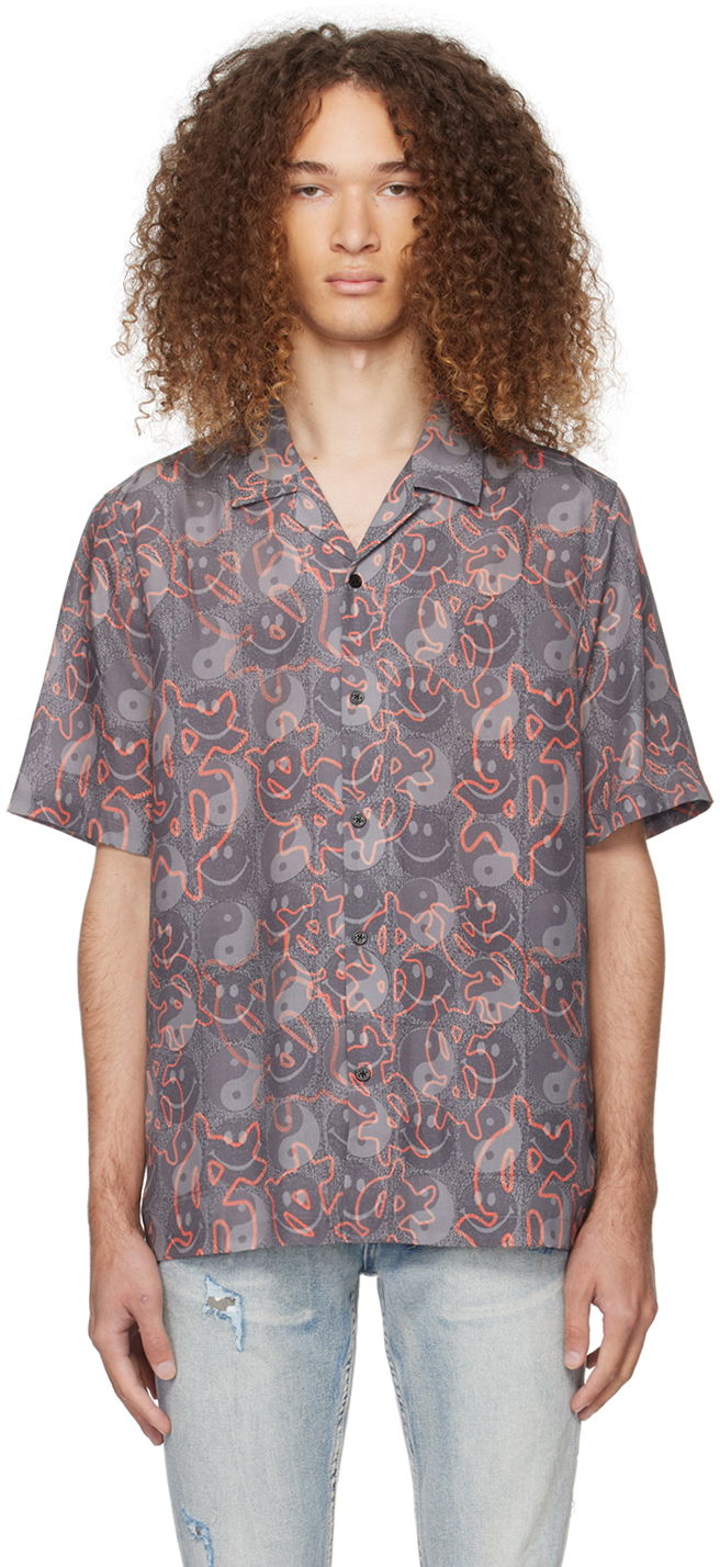 Paita Ksubi Yin Dollar Resort Shirt Harmaa | MPS24SH001