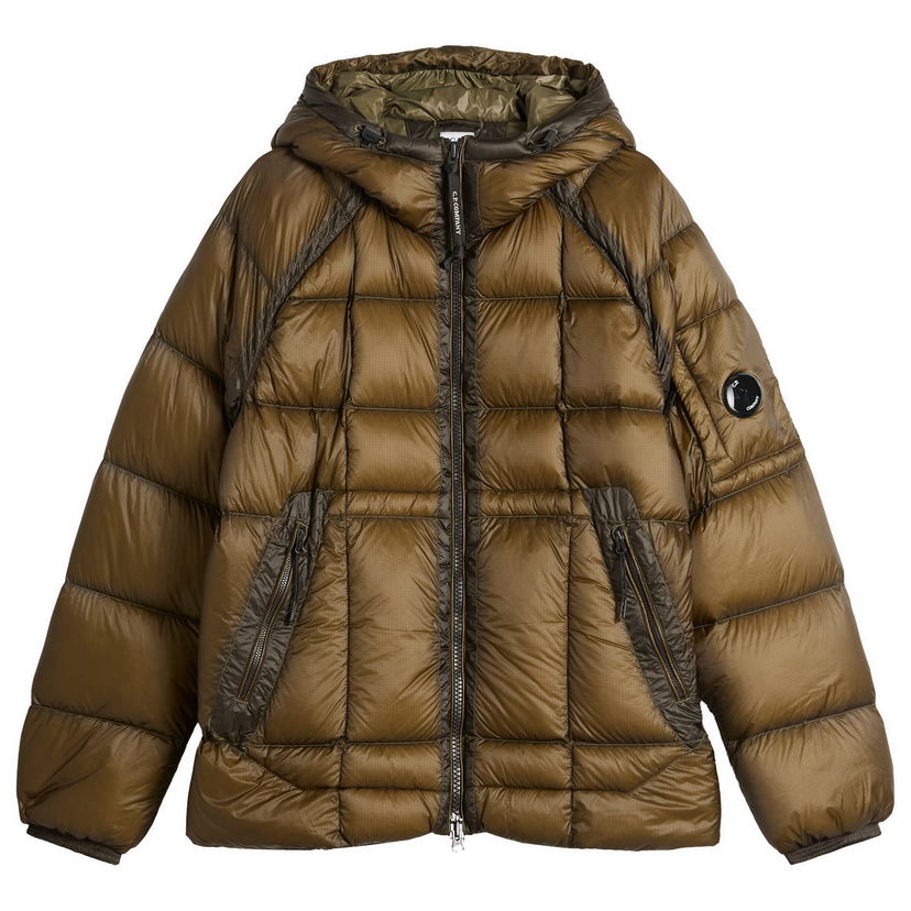 Puffer takki C.P. Company DD-Shell Hooded Puffer Jacket Vihreä | RFCMOW702A-110416A-683