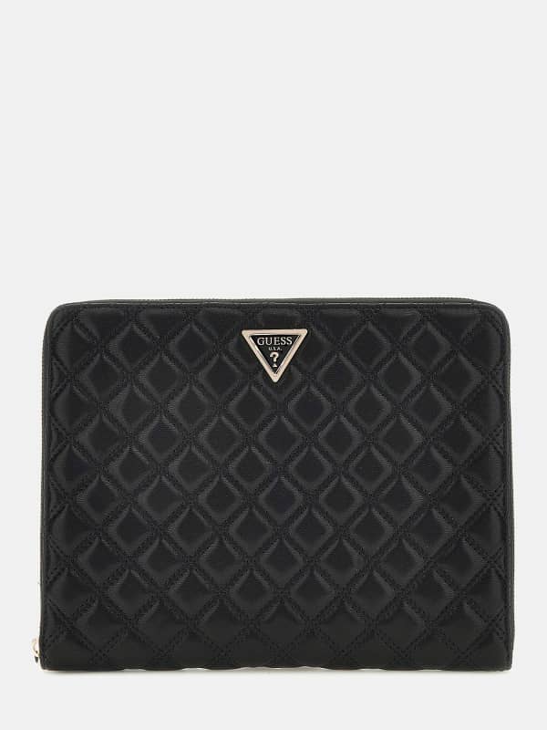 Lompakko GUESS Quilted Tech Case Musta | TWQ87482150