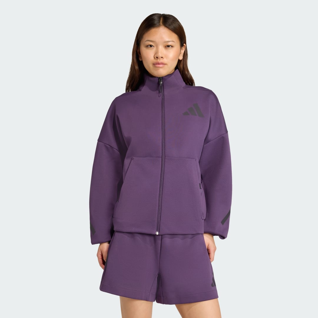 Takki adidas Performance Z.N.E. Full-Zip Jacket Violetti | JW7780, 0