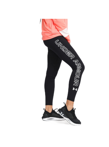 Leggingsit Under Armour Favorite Wordmark Musta | 1356403-001