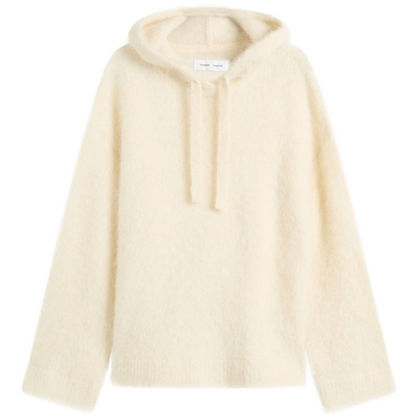 Huppari Samsoe Samsoe Sajeanne Knit Hoodie W Beige | F25300025-CLR000289