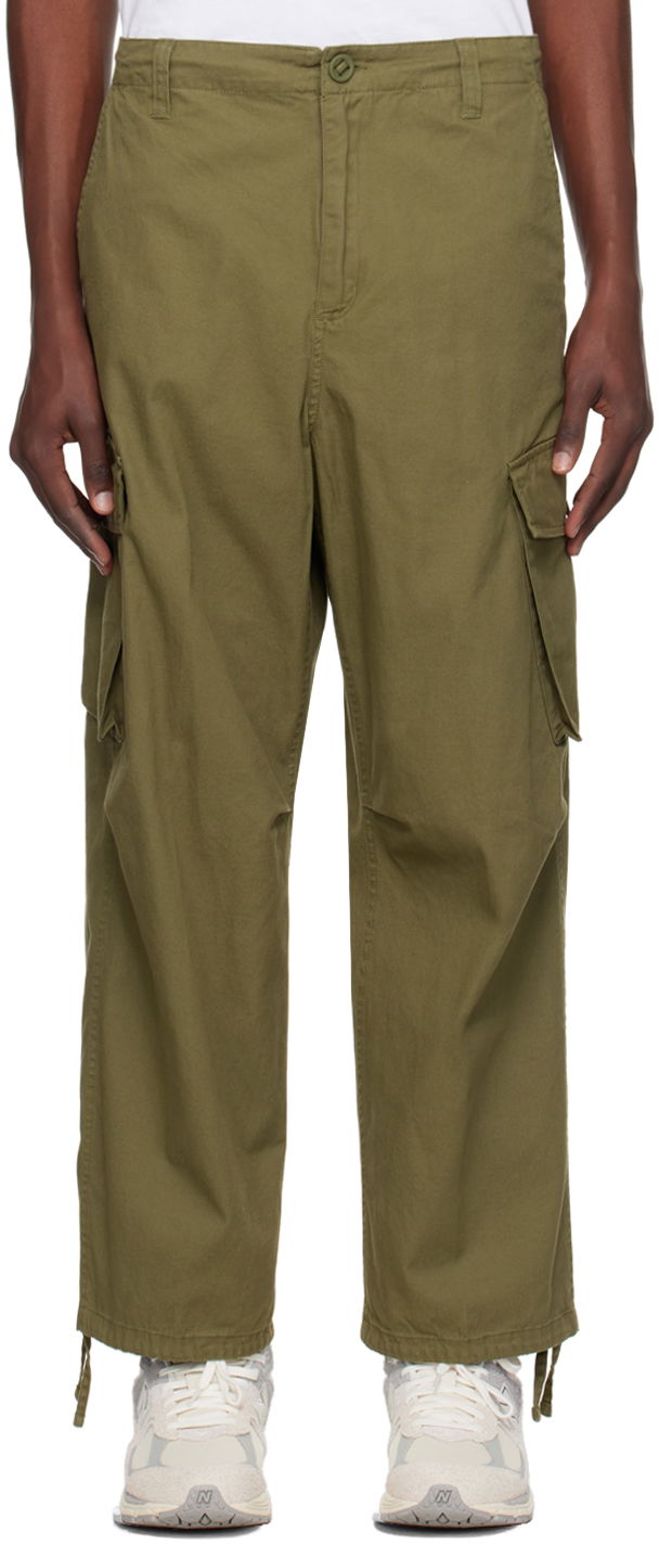 Cargo housut Carhartt WIP Cargo Pants With Flap Pockets Vihreä | I032983, 0