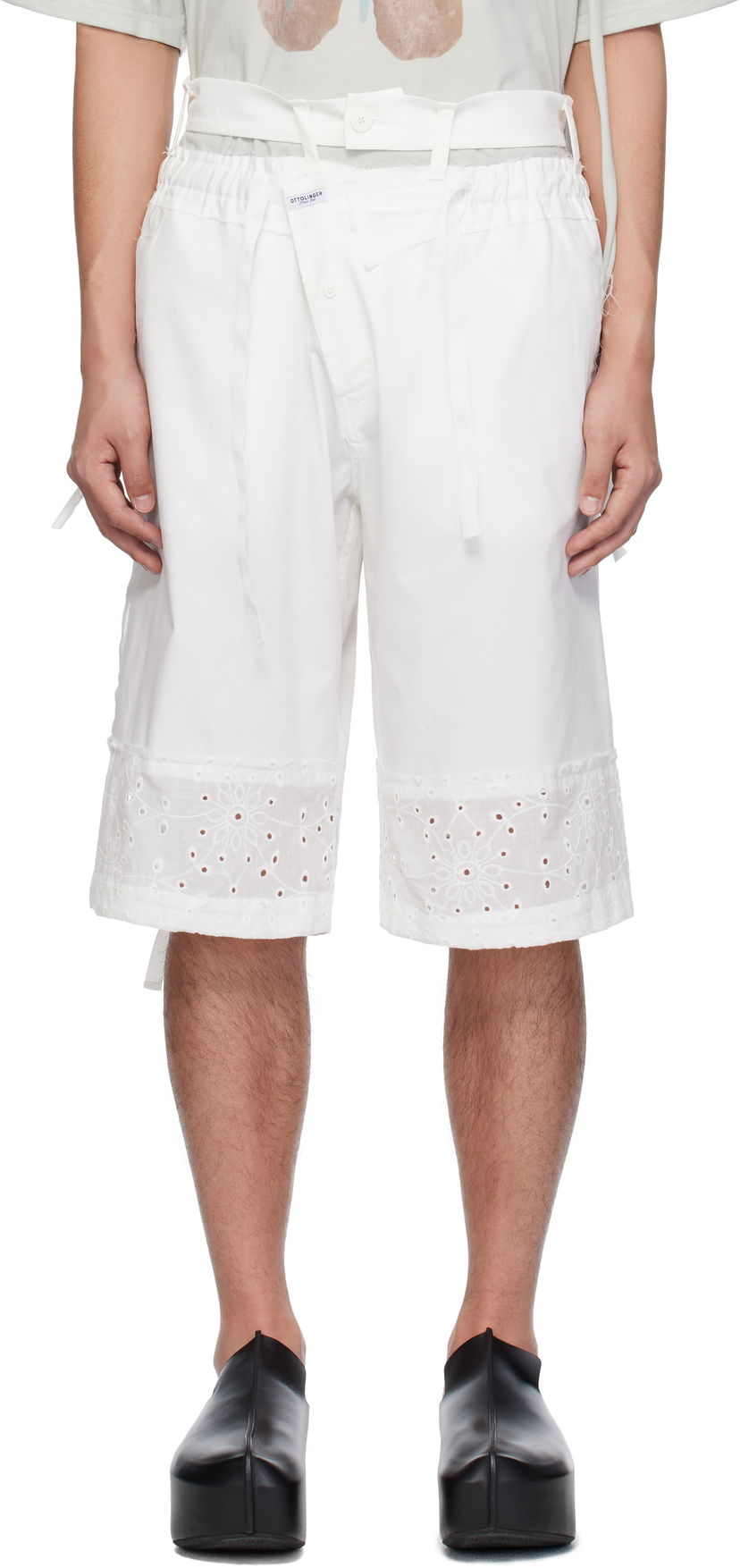 Shortsit Ottolinger Ottolinger Baggy Cargo Shorts Valkoinen | 106-200206-01