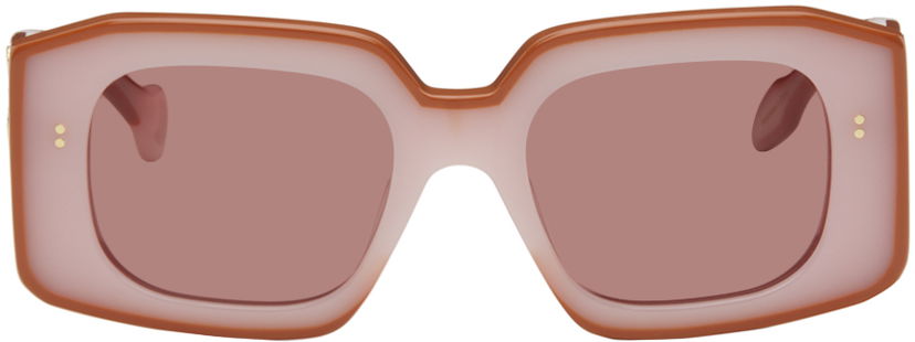 Aurinkolasit JW Anderson Bumper Sunglasses Vaaleanpunainen | JWA01