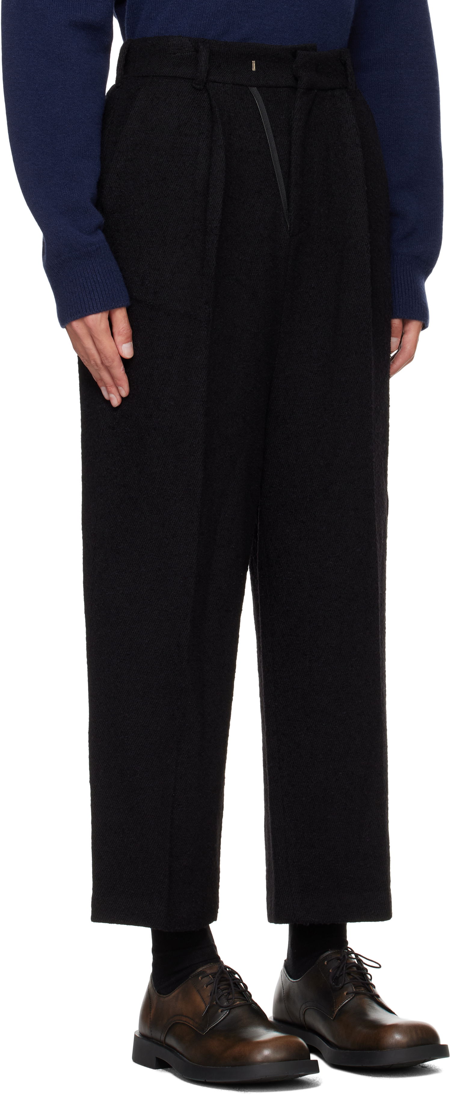 Housut ADER ERROR Brushed Trousers Musta | BN01FWSA0210BK, 1