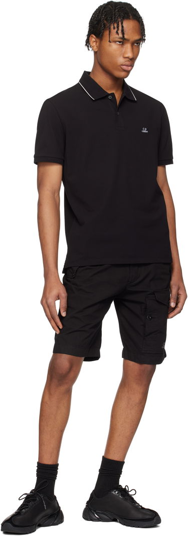 Poolopaita C.P. Company C.P. Company Stretch Piquet Two-Button Polo Musta | 18CMPL097A005263W, 3