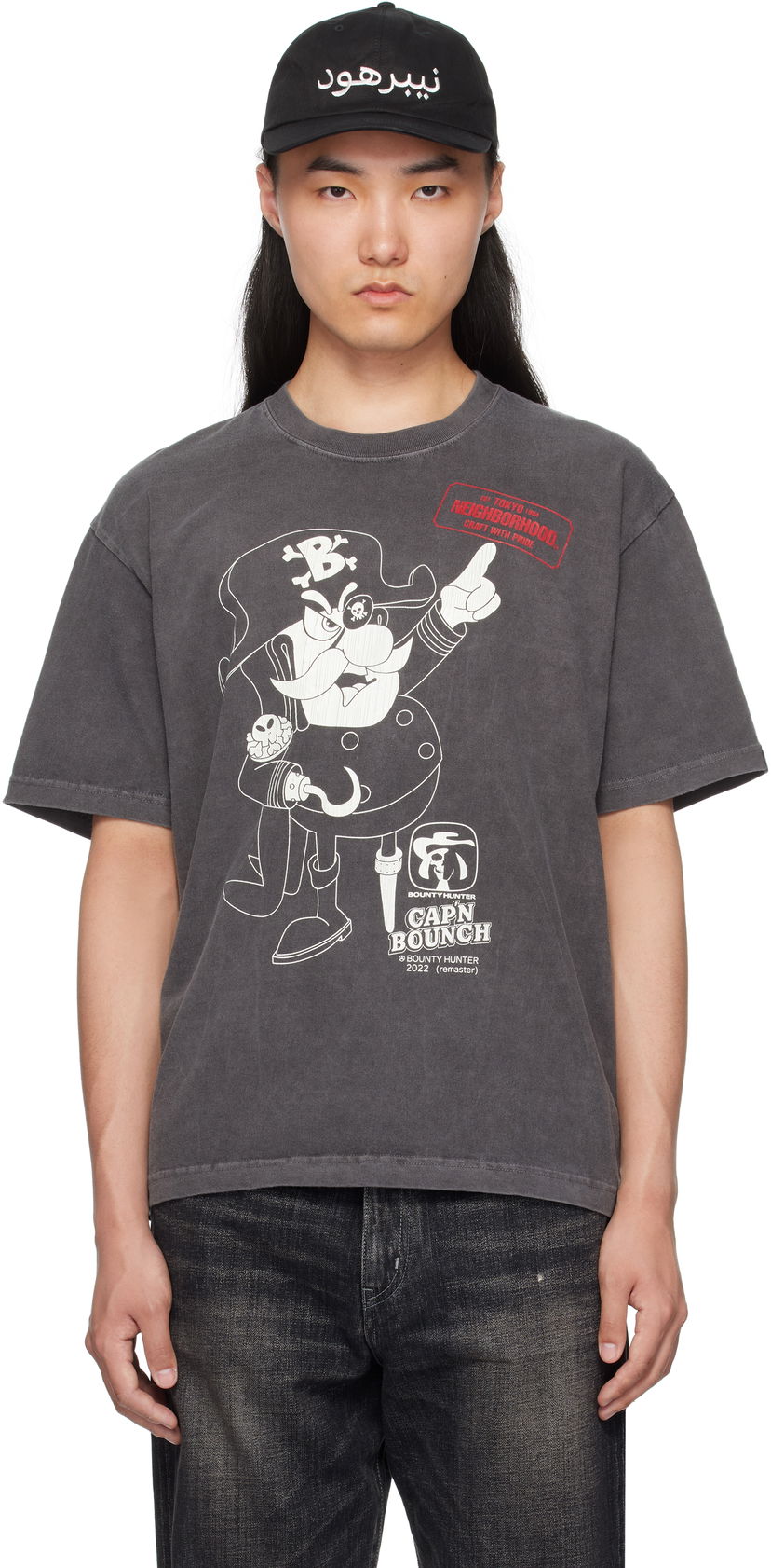 T-paita Neighborhood BOUNTY HUNTER Edition Graphic T-Shirt Musta | 251PCBHN-ST01