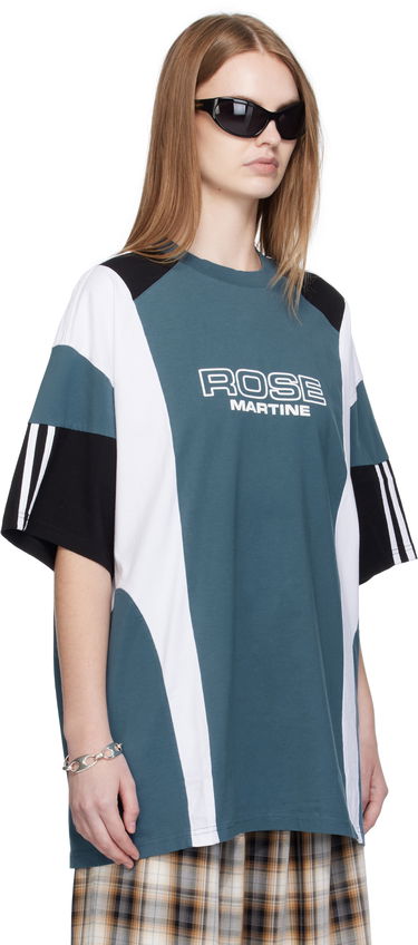 T-paita Martine Rose Martine Rose Oversized Panelled T-Shirt Turkoosi | 630JE01529D, 4