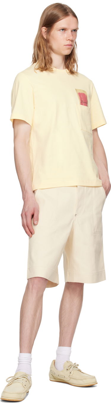 T-paita Jacquemus Jacquemus Esquimau Pocket T-Shirt Keltainen | 25E255JS321-2306, 3