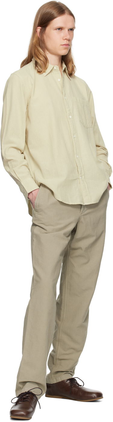 Housut NORSE PROJECTS Norse Projects Ezra Relaxed Cotton Linen Trousers Beige | N25-0420, 3