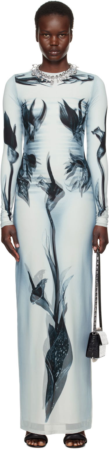 Mekko Jean Paul Gaultier Jean Paul Gaultier 'The Flower Body Morphing Marinière' Maxi Dress Sininen | 25/33-F-RO371-T581-010200, 0