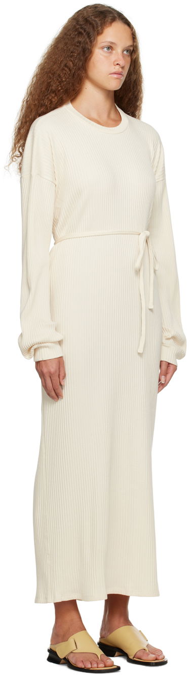 Mekko Baserange Kaftan Midi Dress Musta | DRSH-RIB-000, 4