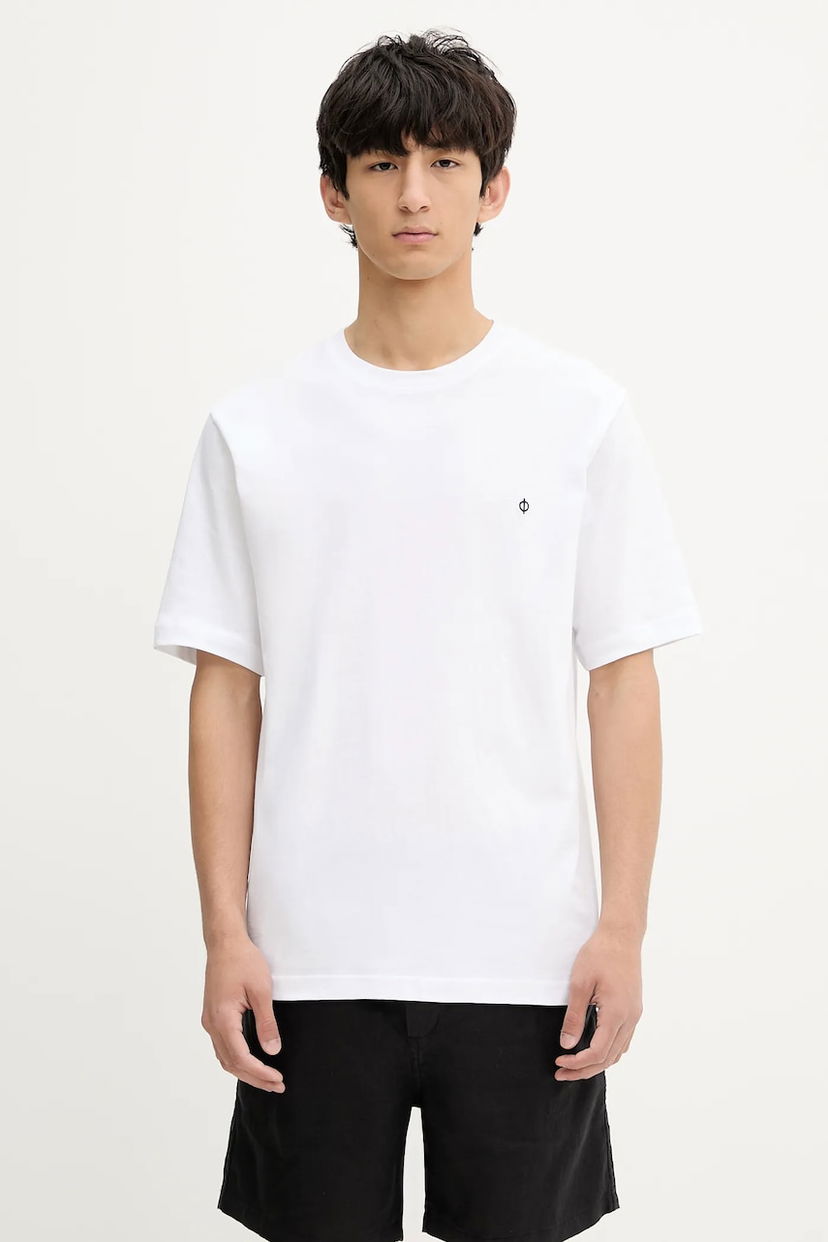 T-paita Samsoe Samsoe Samsoe Samsoe SAOTTO T-Shirt Valkoinen | M25200076