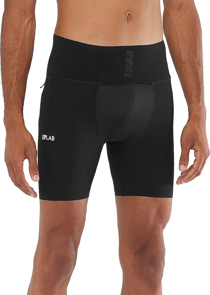 Nyrkkeilijät Salomon S/LAB Support Half Tight Shorts Musta | lc1282000
